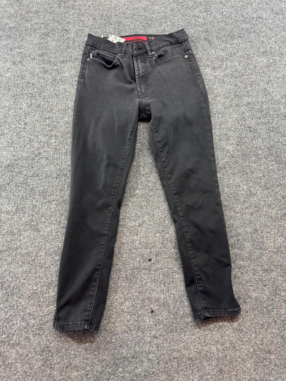 Hugo Boss Hugo Charlie Jeans Mens 27x25 Black Charcoal Skinny Slim Denim
